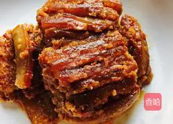 Illustration of how to make rice noodles and meat 5