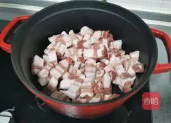 Illustration of how to make braised pork rice bento 6