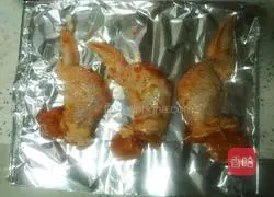 Illustration of how to make chicken wings with rice 8