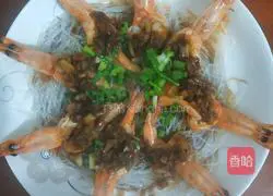 Illustration of how to make garlic steamed shrimp 11