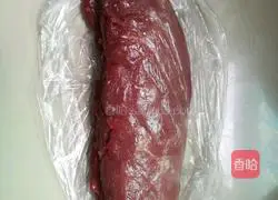 Illustration of how to eat cold meat 1