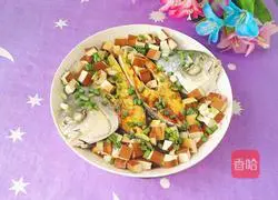 Steamed fish with dried tofu Illustration of how to do it 11
