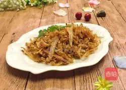 Illustration of how to make crispy dried anchovies 7