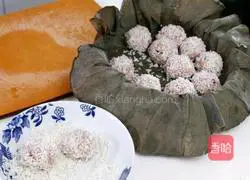 Illustration of how to make steamed rice balls 8