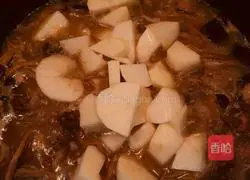 Illustration of home-cooked chicken stew 10