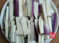 Illustration of how to make winter vegetables, shrimp skin and steamed eggplant 2