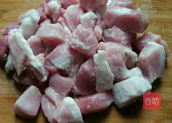 Illustration of how to make black bean stew 1