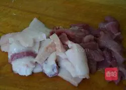 Illustration of how to make fried pork with baby vegetables 2