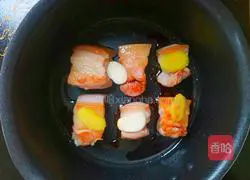 Illustration of how to make peach gum braised pork with low calorie and double meatiness 5