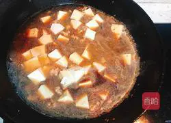 As a meal: Illustration of how to make minced tofu with minced meat 12