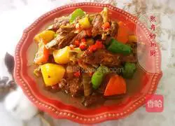 Illustration of braised lamb neck chop 14