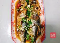 Illustration of braised sardines 6