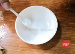 Illustration of how to make fried squid with bitter melon 5