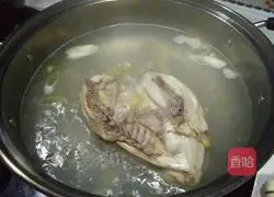 Illustration of how to make white-cut chicken 4