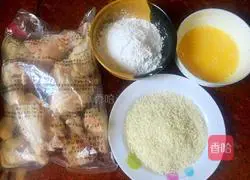 Fragrant Illustration of how to make tender fried chicken legs 1