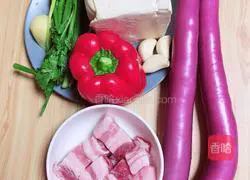 Illustration of how to make braised eggplant with tofu 1