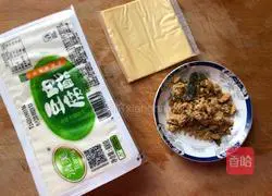 Illustration of how to make cheese, floss and tofu 1