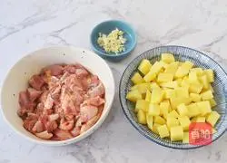 Black Pepper Potato Chicken Bento Recipe Illustration 2