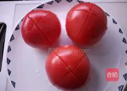 Illustration of how to make scrambled eggs with tomatoes 2