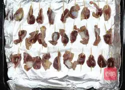 Illustration of how to make grilled chicken gizzards 4