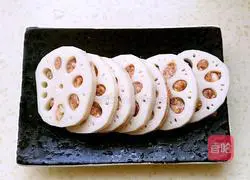 Illustration of how to make fried lotus root box 6