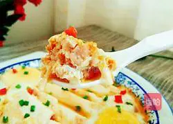 Illustration of how to make tofu eggs 7