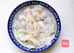 Illustration of how to make steamed basa fish and baby cabbage 2 