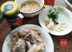 Illustration of braised pig’s trotters with soybeans 6