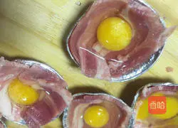 Illustration of how to make original bacon quail sun-dried eggs 6