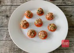 Illustration of how to make steamed carrot meatballs 6