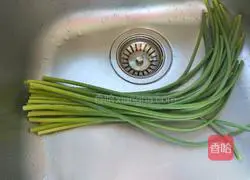 Stir-fried minced meat with garlic and moss Illustration of how to do it 1