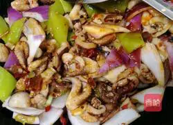 Stir-fry Illustration of how to make octopus 5