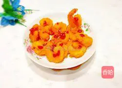 Illustration of how to make pan-fried vannamei shrimp 17