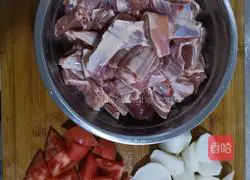 Illustration of braised lamb chops 1