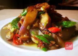 Illustration of how to make stir-fried eggplant 10