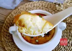 Illustration of how to make steamed eggs with rice 6