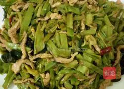 Illustration of how to make fried shredded pork with dried moss 5