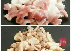 Illustration of how to make stir-fried cowpeas and meat 5