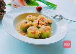 Baby's summer-relieving loofah stuffed meat tutorial illustration 7