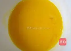 Illustration of three-color steamed eggs 4