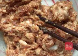 (Steamed vegetables) Mushrooms stuffed with meat Practice illustration 3