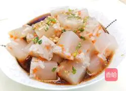 Illustration of how to make frozen pig skin 13