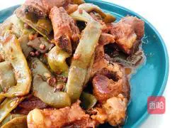 Illustration of how to cook ribs and beans stewed 9 