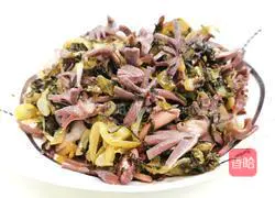 Illustration of how to cook duck gizzards with pickled cabbage 13