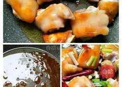 Illustration of spicy roasted pig's trotters 2