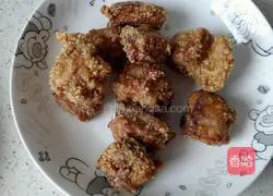 Illustration of how to make sweet and sour pineapple spareribs 4