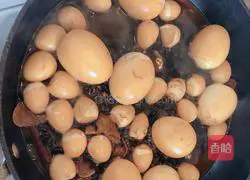 Illustration of braised quail eggs (eggs) 10