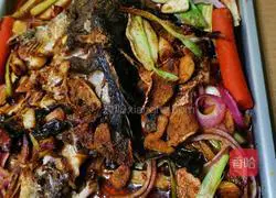 Illustration of homemade grilled fish 8