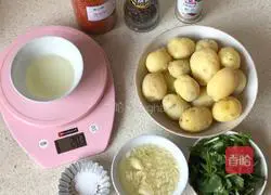 Illustration of how to make pan-fried baby potatoes 3 