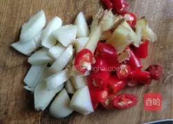 Illustration of stir-fried tripe 1